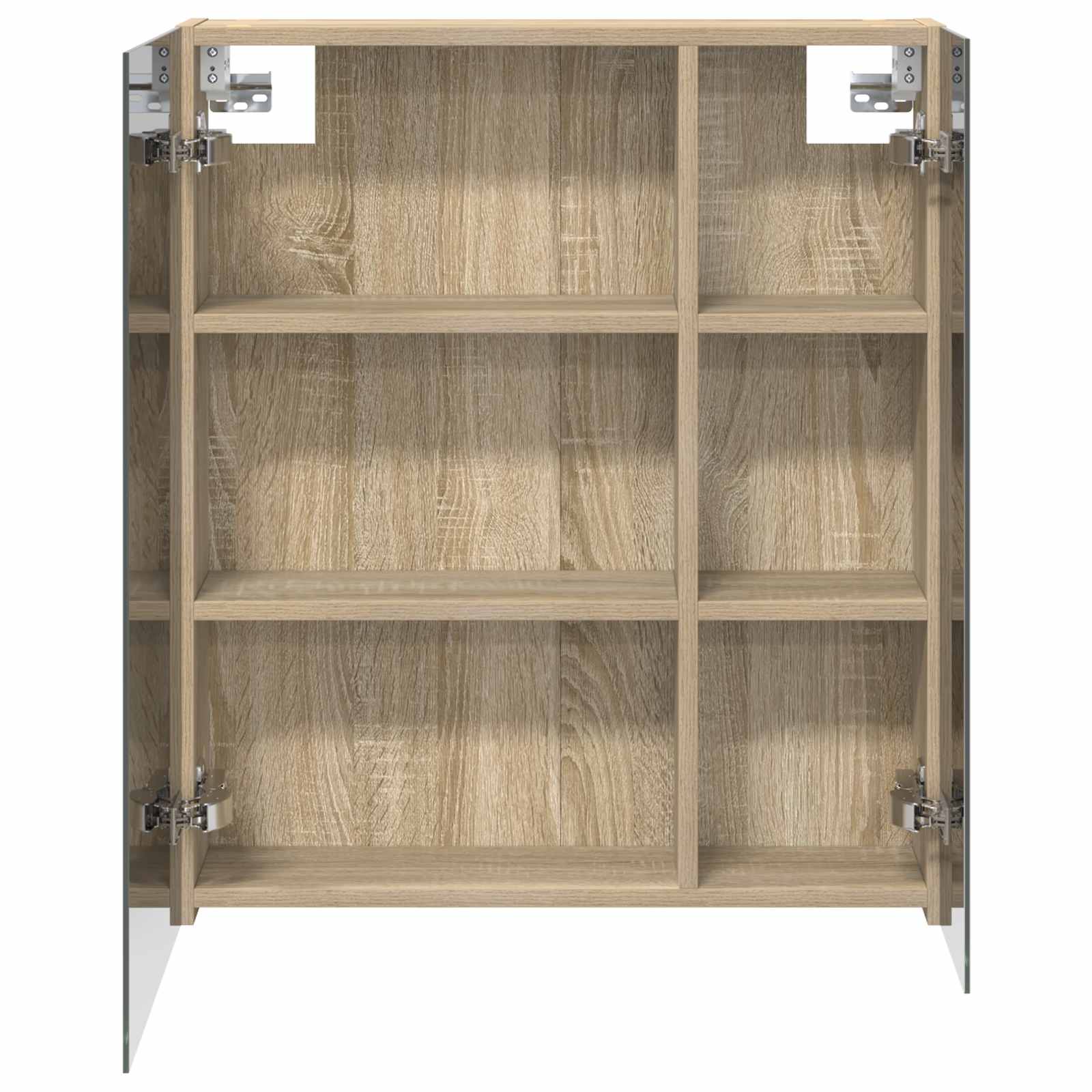 Badkamer spiegelkast met plank Sonoma Eiken 60 x 14,5 x 70 cm