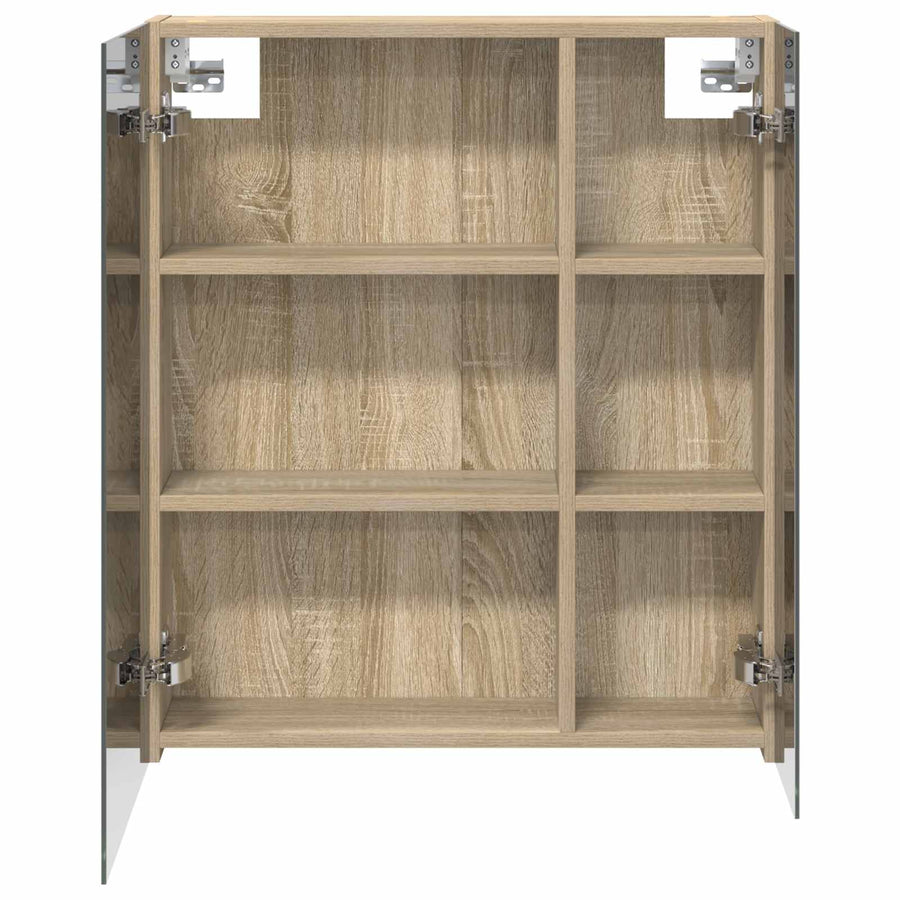 Badkamer spiegelkast met plank Sonoma Eiken 60 x 14,5 x 70 cm
