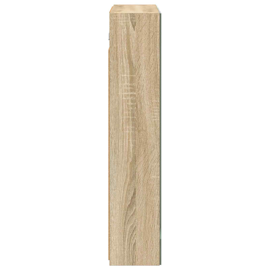Badkamer spiegelkast met plank Sonoma Eiken 60 x 14,5 x 70 cm
