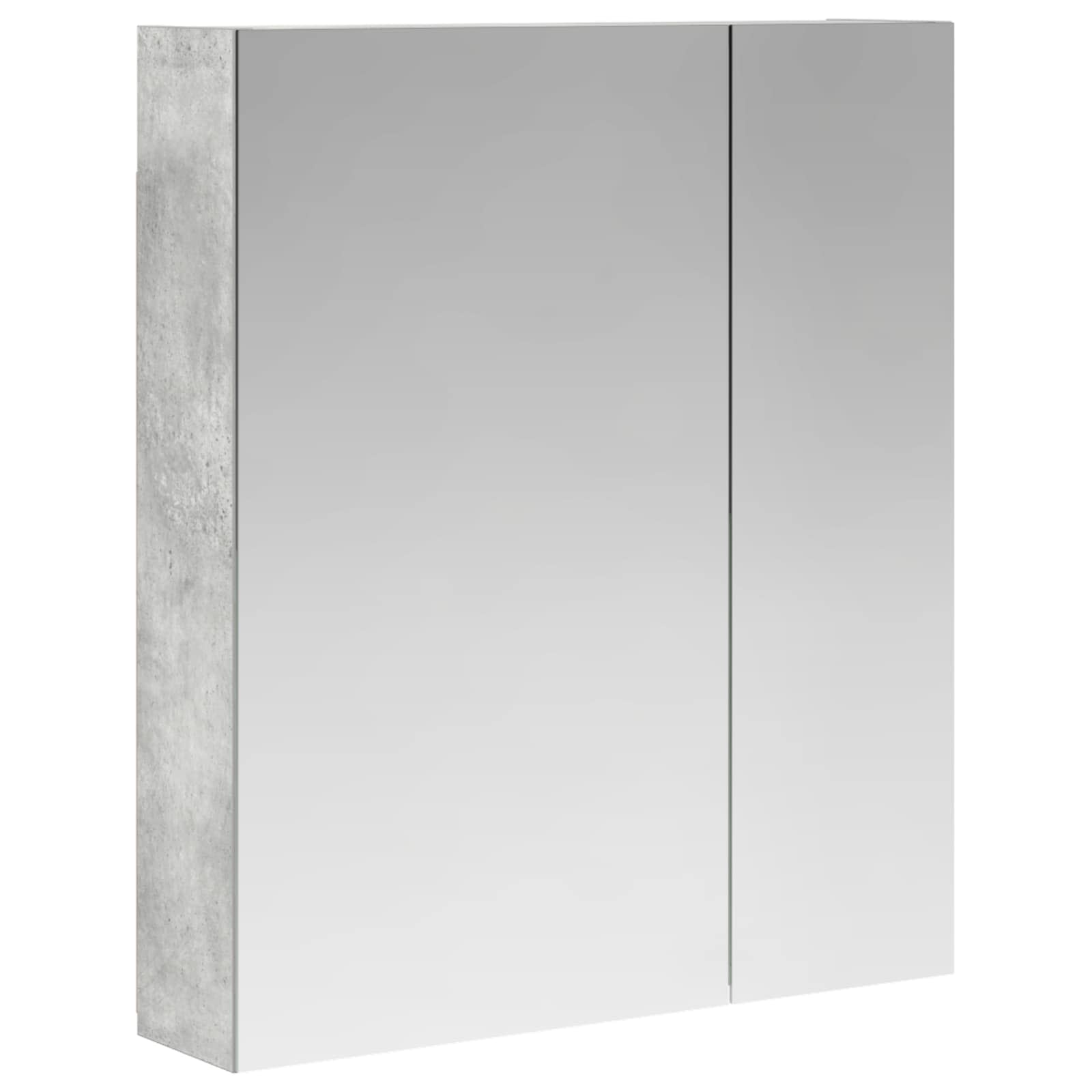 Badkamer spiegelkast Beton Grijs 60 x 14,5 x 70 cm Bewerkt hout