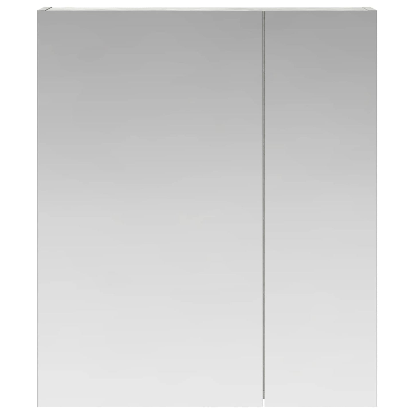 Badkamer spiegelkast Beton Grijs 60 x 14,5 x 70 cm Bewerkt hout