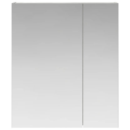 Badkamer spiegelkast Beton Grijs 60 x 14,5 x 70 cm Bewerkt hout