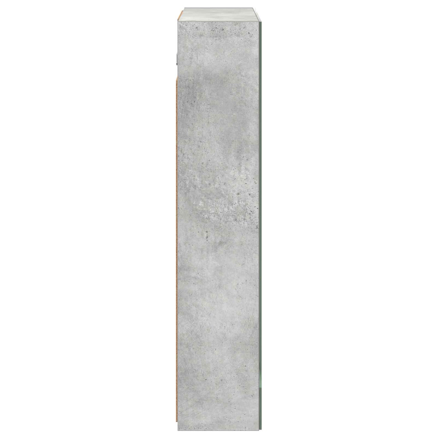 Badkamer spiegelkast Beton Grijs 60 x 14,5 x 70 cm Bewerkt hout