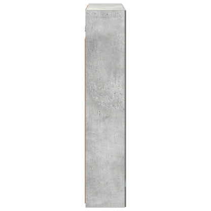 Badkamer spiegelkast Beton Grijs 60 x 14,5 x 70 cm Bewerkt hout