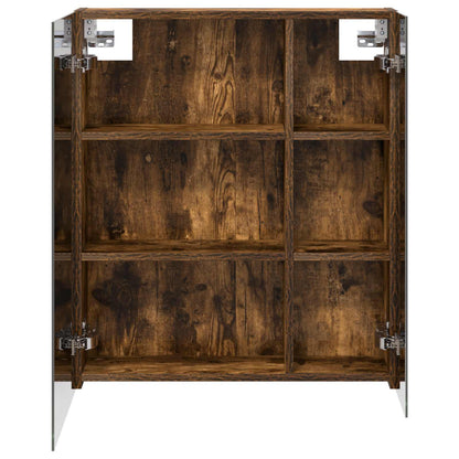 Badkamer spiegelkast met plank Gerookt eiken 60 x 14,5 x 70 cm