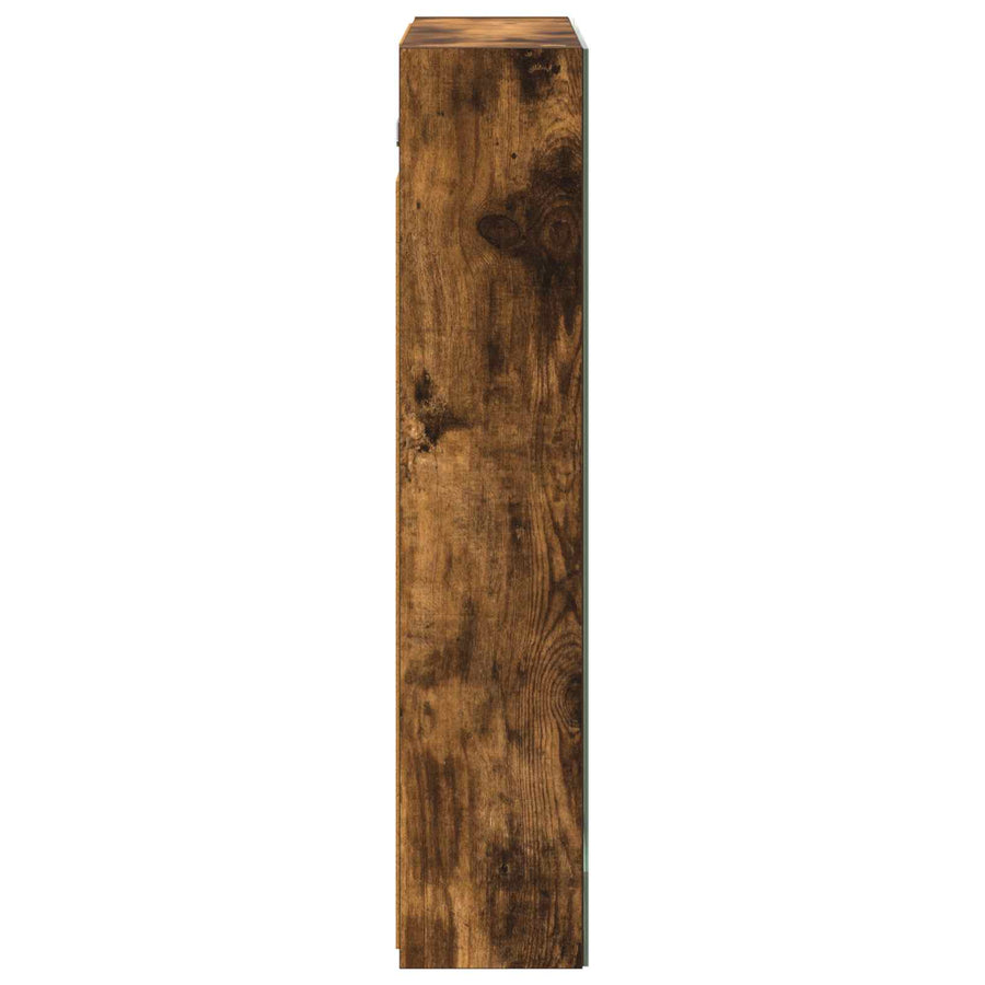Badkamer spiegelkast met plank Gerookt eiken 60 x 14,5 x 70 cm