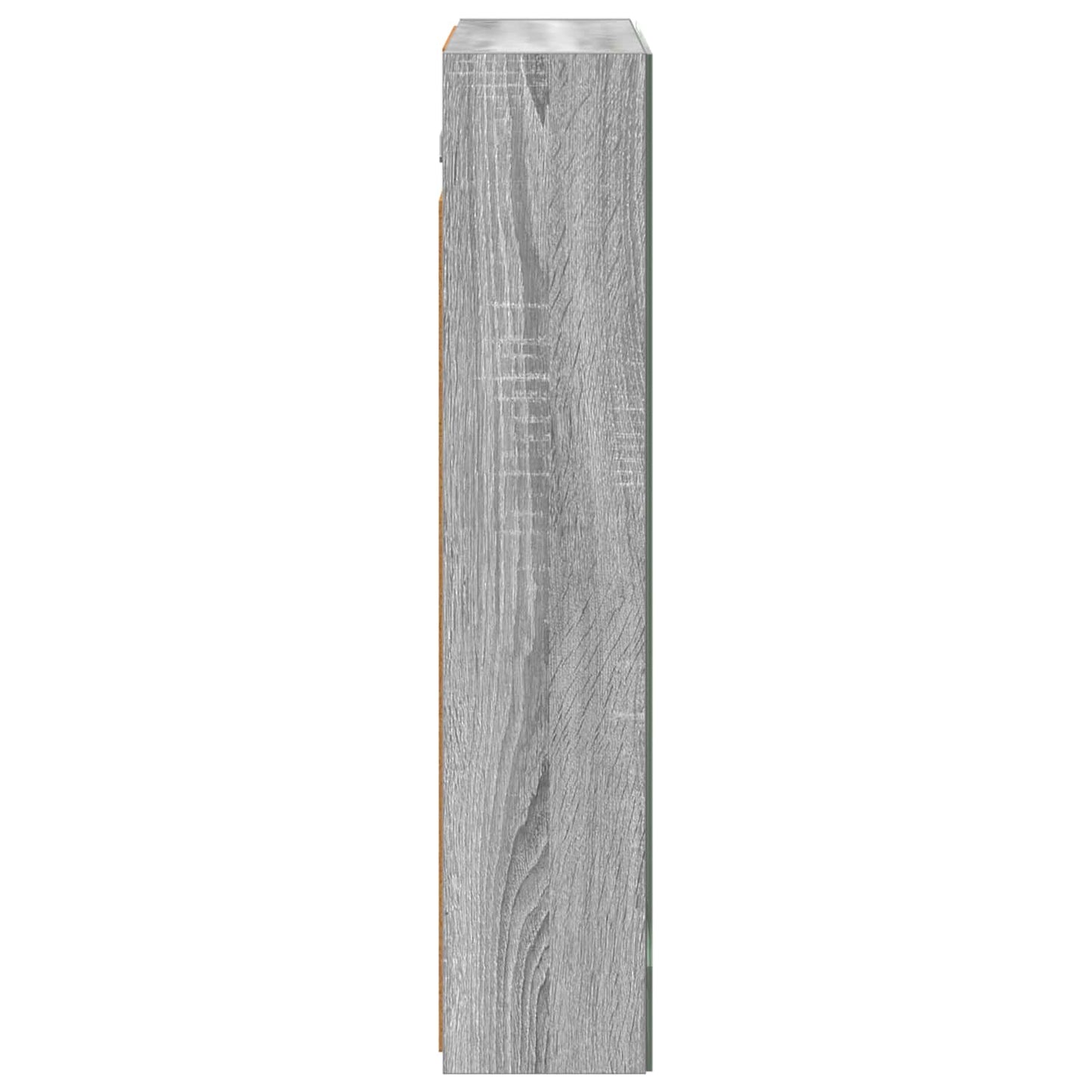 Badkamer spiegelkast met plank Grijs Sonoma 60 x 14,5 x 70 cm