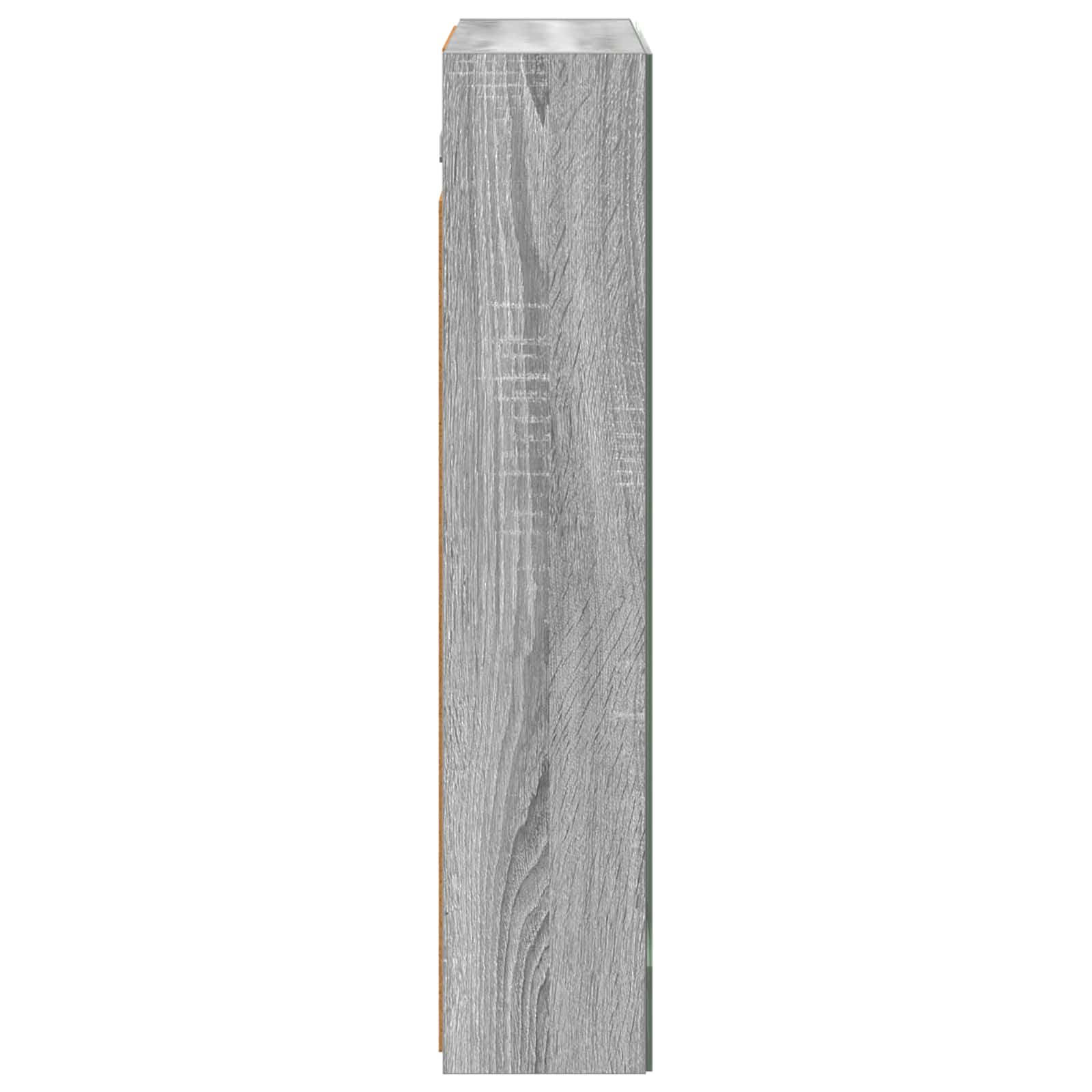 Badkamer spiegelkast met plank Grijs Sonoma 60 x 14,5 x 70 cm