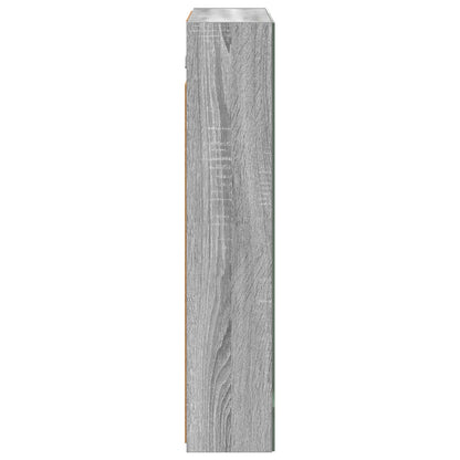 Badkamer spiegelkast met plank Grijs Sonoma 60 x 14,5 x 70 cm