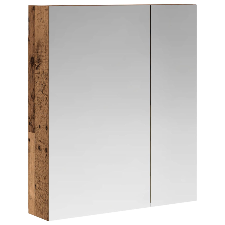 Badkamer spiegelkast Oudhout 60 x 14,5 x 70 cm Bewerkt hout