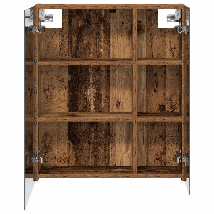 Badkamer spiegelkast Oudhout 60 x 14,5 x 70 cm Bewerkt hout