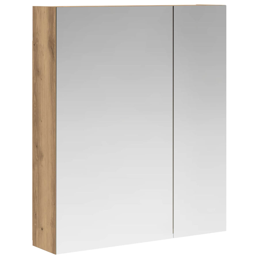 Badkamer spiegelkast Ambachtelijk eiken 60 x 14,5 x 70 cm
