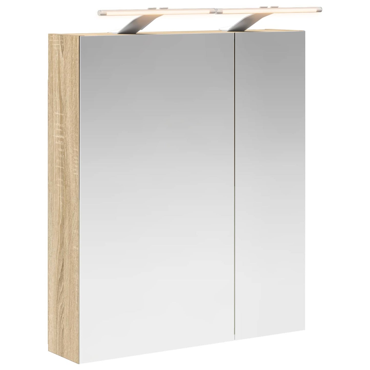 Badkamer spiegelkast met plank Sonoma Eiken 60 x 14,5 x 70 cm