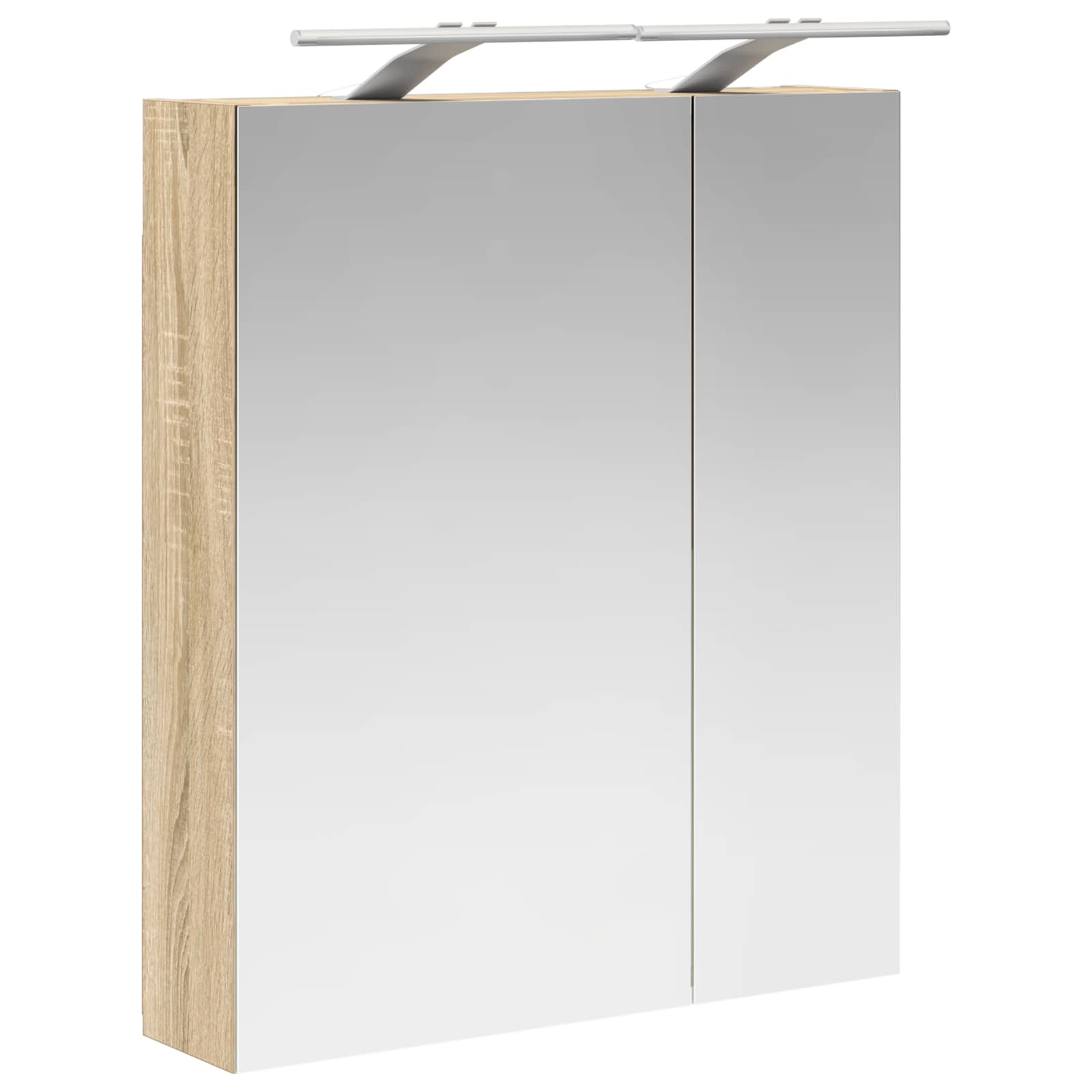 Badkamer spiegelkast met plank Sonoma Eiken 60 x 14,5 x 70 cm