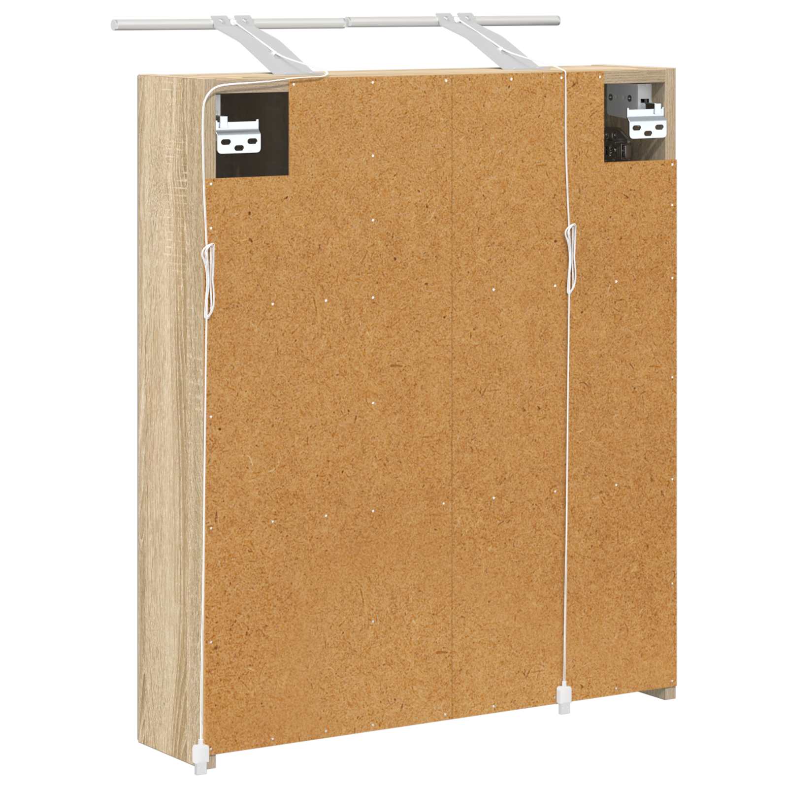 Badkamer spiegelkast met plank Sonoma Eiken 60 x 14,5 x 70 cm