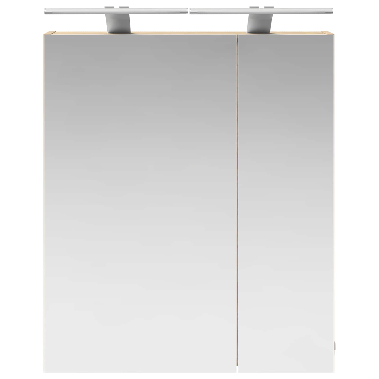 Badkamer spiegelkast met plank Sonoma Eiken 60 x 14,5 x 70 cm