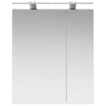 Badkamer spiegelkast met plank Sonoma Eiken 60 x 14,5 x 70 cm