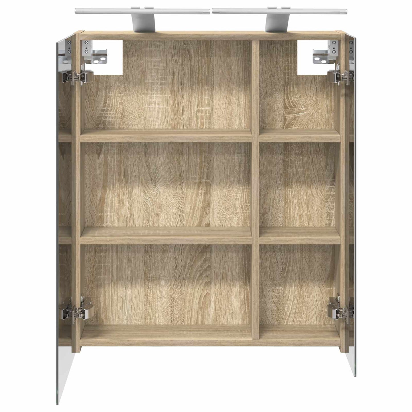 Badkamer spiegelkast met plank Sonoma Eiken 60 x 14,5 x 70 cm