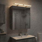 Badkamer spiegelkast 60x14,5x70 cm beton grijs bewerkt hout