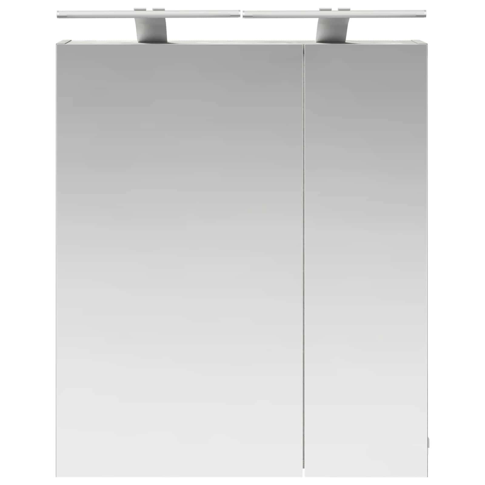 Badkamer spiegelkast Beton Grijs 60 x 14,5 x 70 cm Bewerkt hout