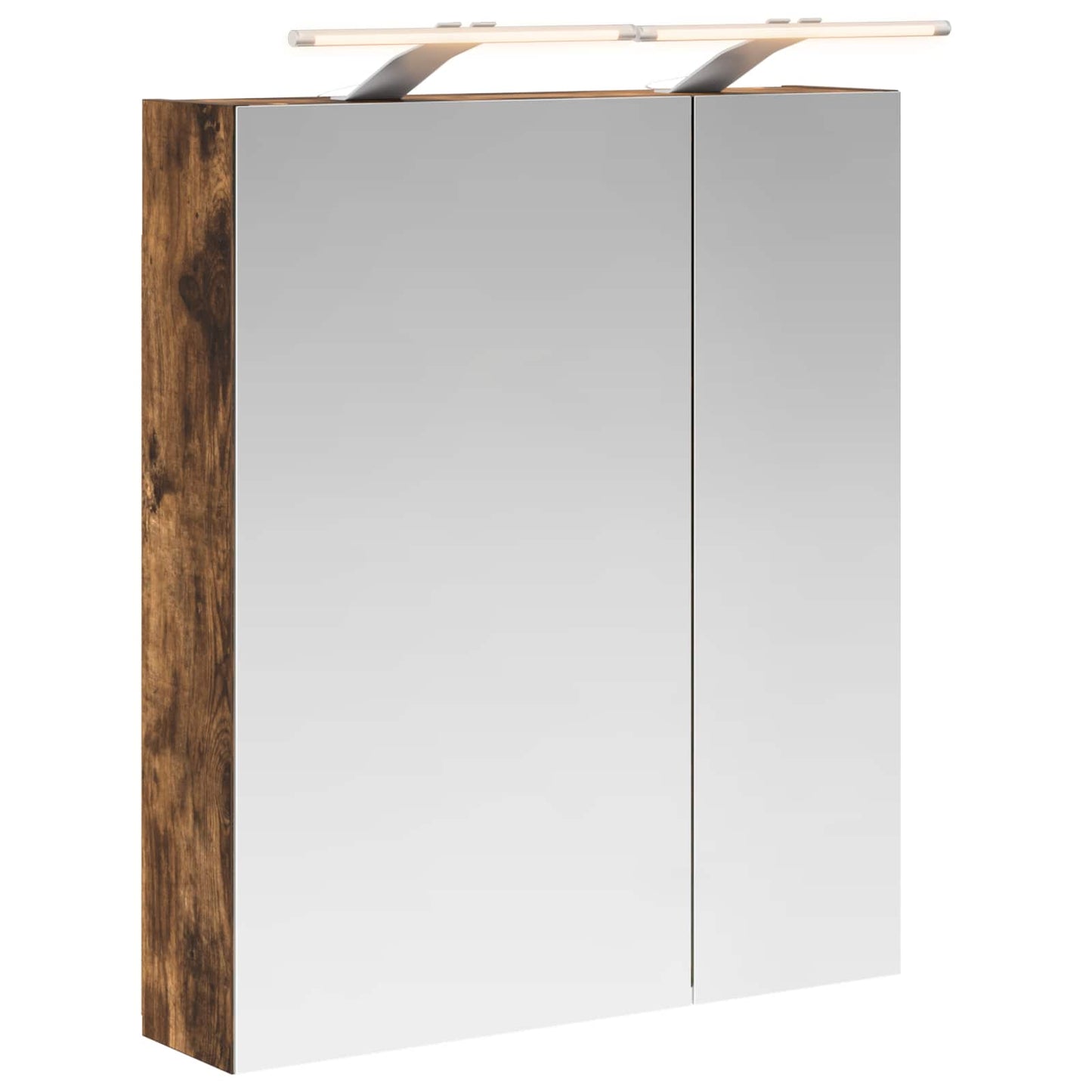 Badkamer spiegelkast met plank Gerookt eiken 60 x 14,5 x 70 cm