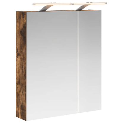 Badkamer spiegelkast met plank Gerookt eiken 60 x 14,5 x 70 cm