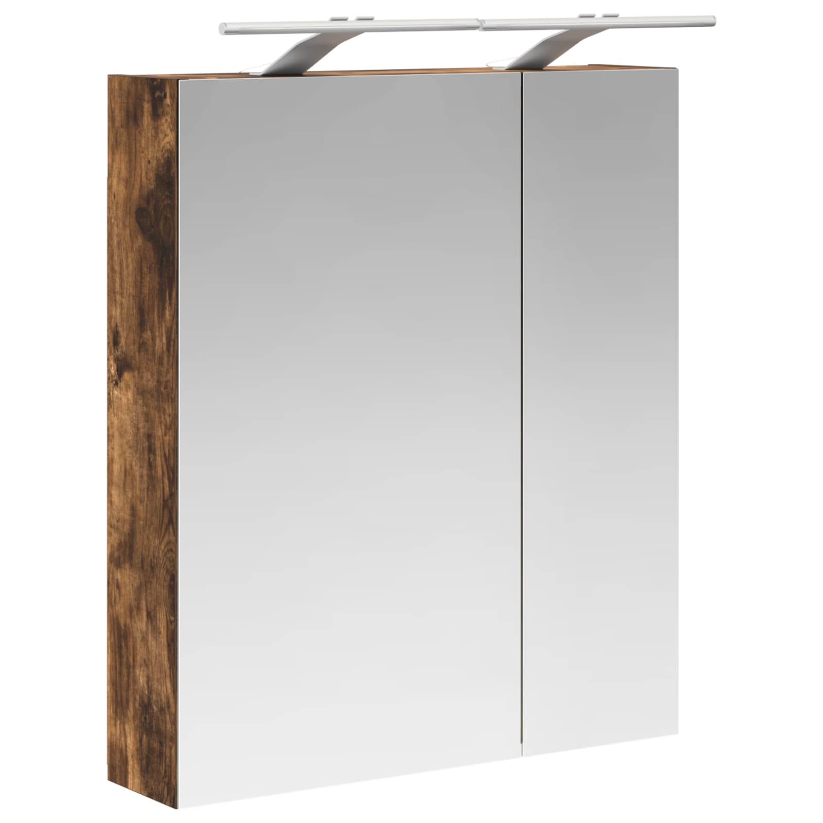 Badkamer spiegelkast met plank Gerookt eiken 60 x 14,5 x 70 cm