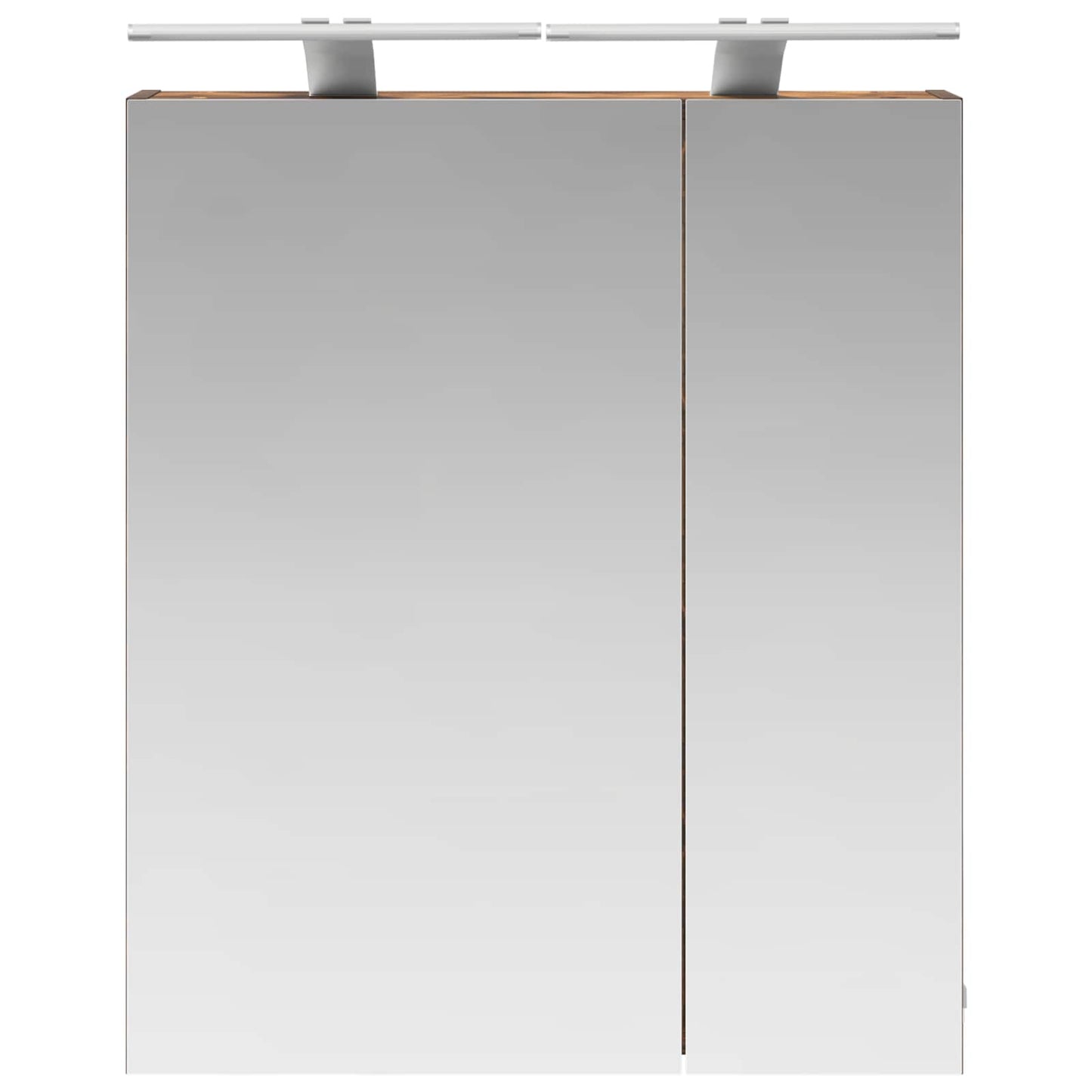 Badkamer spiegelkast met plank Gerookt eiken 60 x 14,5 x 70 cm
