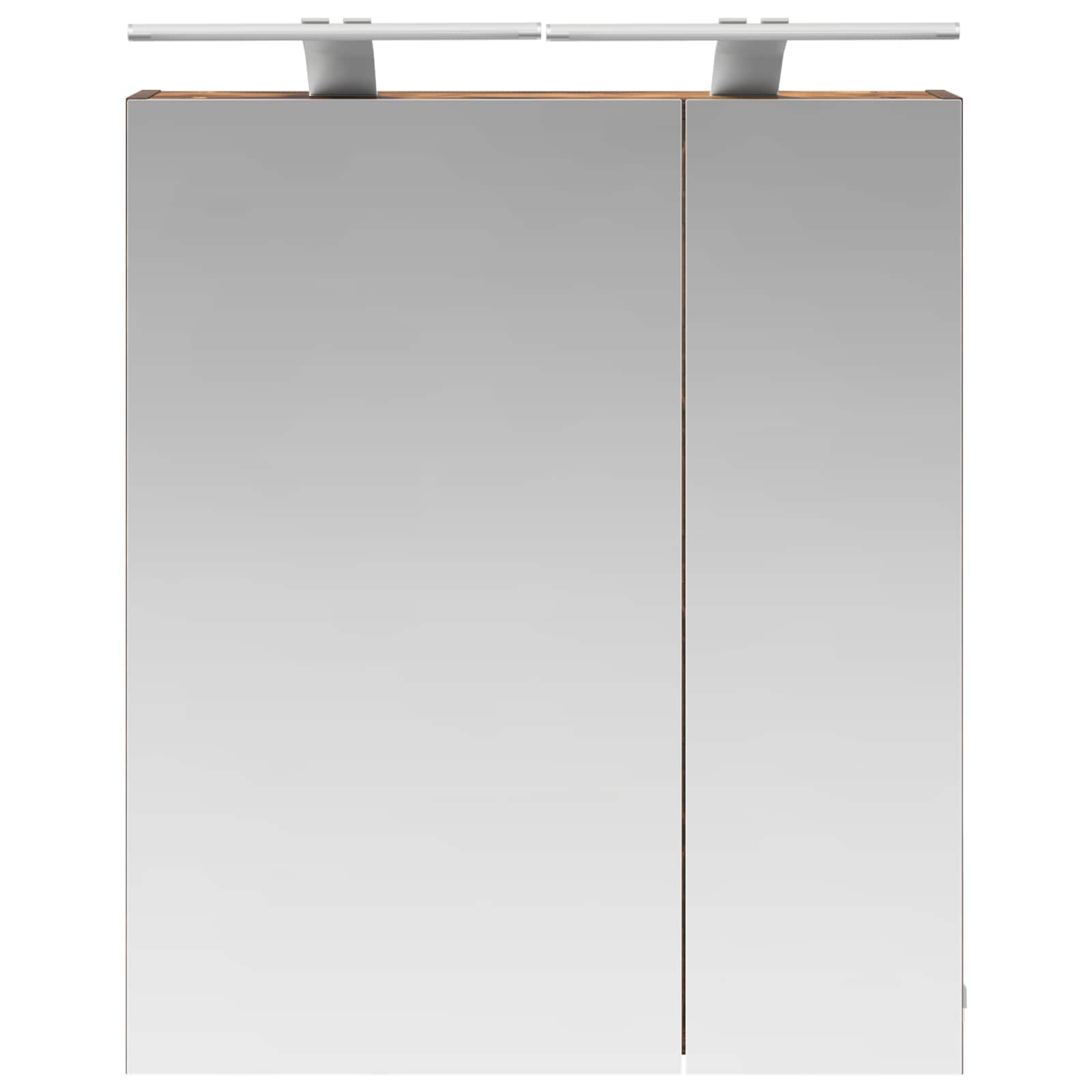 Badkamer spiegelkast met plank Gerookt eiken 60 x 14,5 x 70 cm