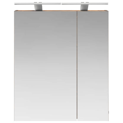 Badkamer spiegelkast met plank Gerookt eiken 60 x 14,5 x 70 cm