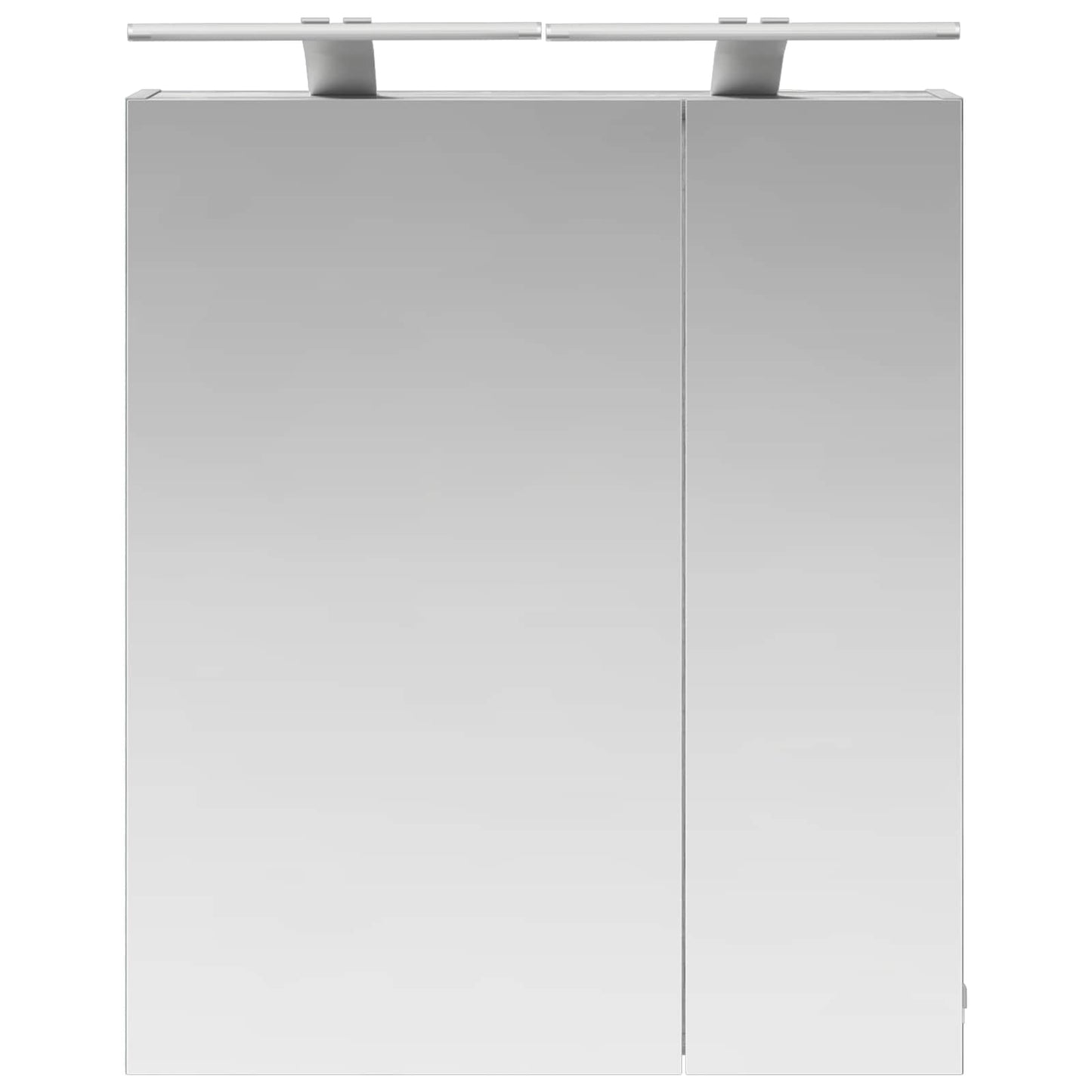 Badkamer spiegelkast met plank Grijs Sonoma 60 x 14,5 x 70 cm
