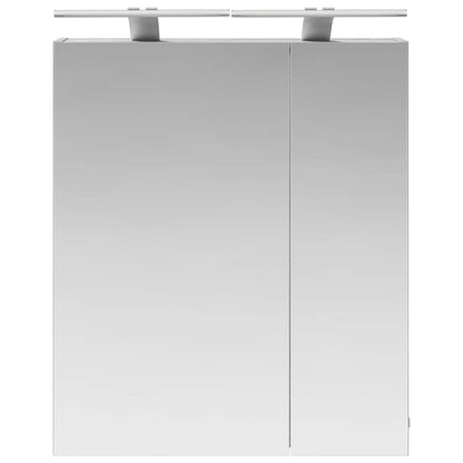 Badkamer spiegelkast met plank Grijs Sonoma 60 x 14,5 x 70 cm