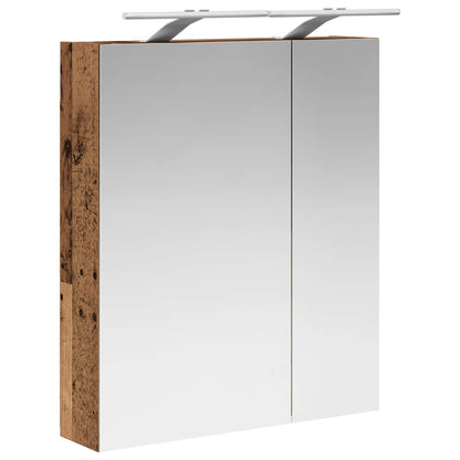Badkamer spiegelkast Oudhout 60 x 14,5 x 70 cm Bewerkt hout