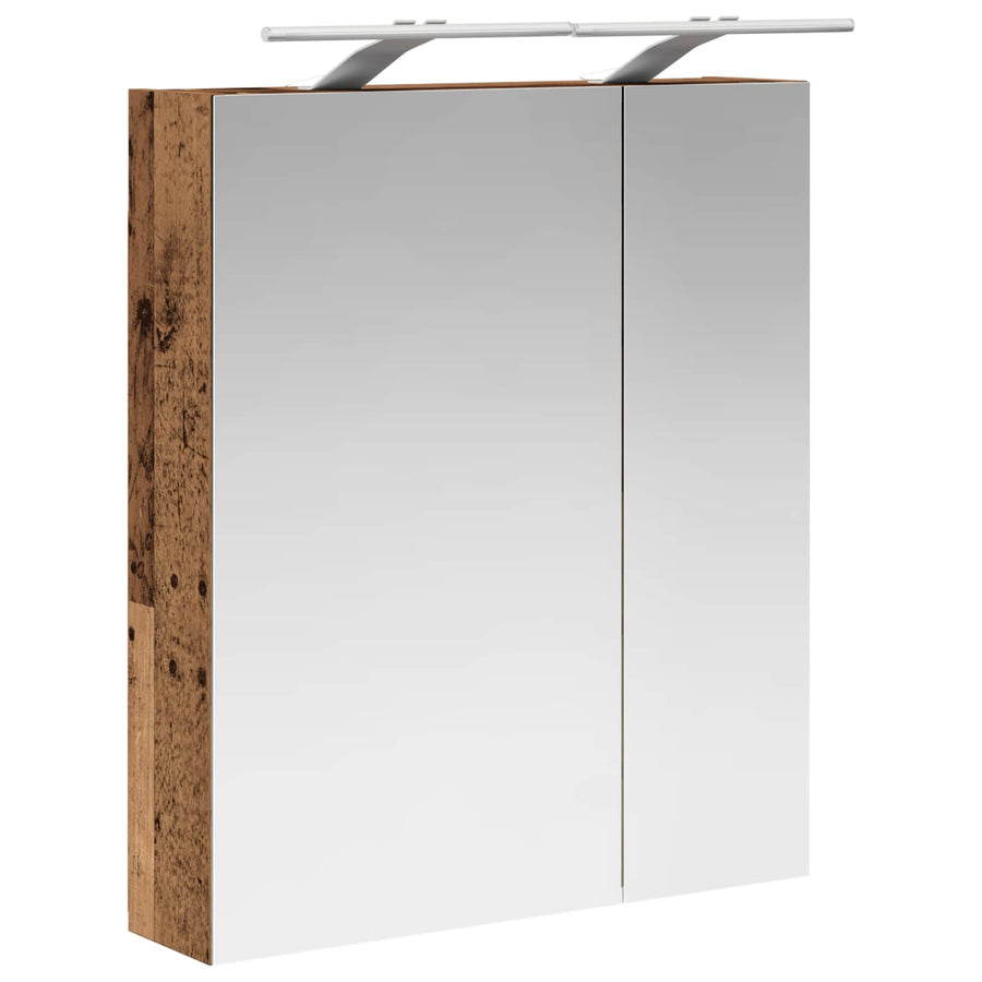 Badkamer spiegelkast Oudhout 60 x 14,5 x 70 cm Bewerkt hout