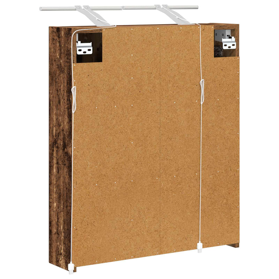 Badkamer spiegelkast Oudhout 60 x 14,5 x 70 cm Bewerkt hout
