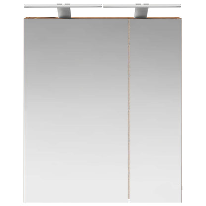 Badkamer spiegelkast Oudhout 60 x 14,5 x 70 cm Bewerkt hout