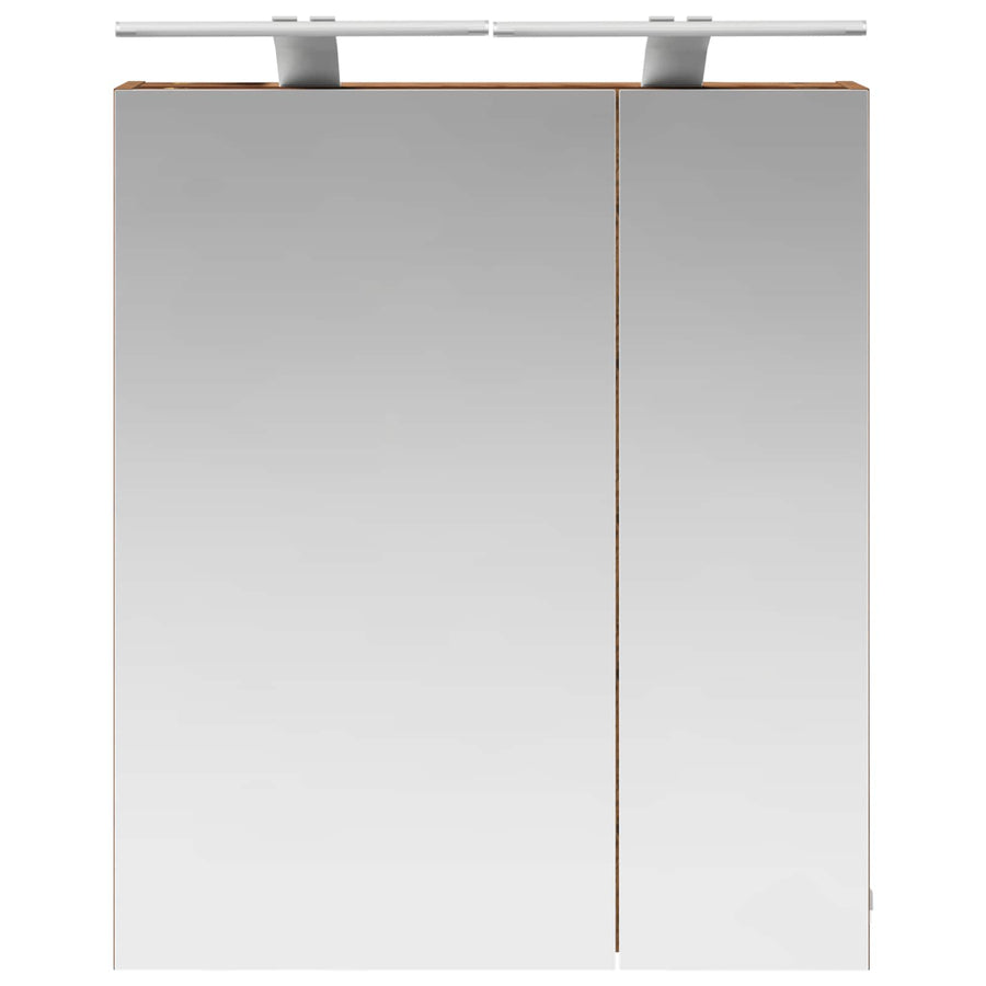 Badkamer spiegelkast Oudhout 60 x 14,5 x 70 cm Bewerkt hout