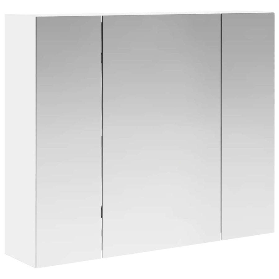Badkamer spiegelkast voor Wit 60 x 14,5 x 50 cm Bewerkt hout
