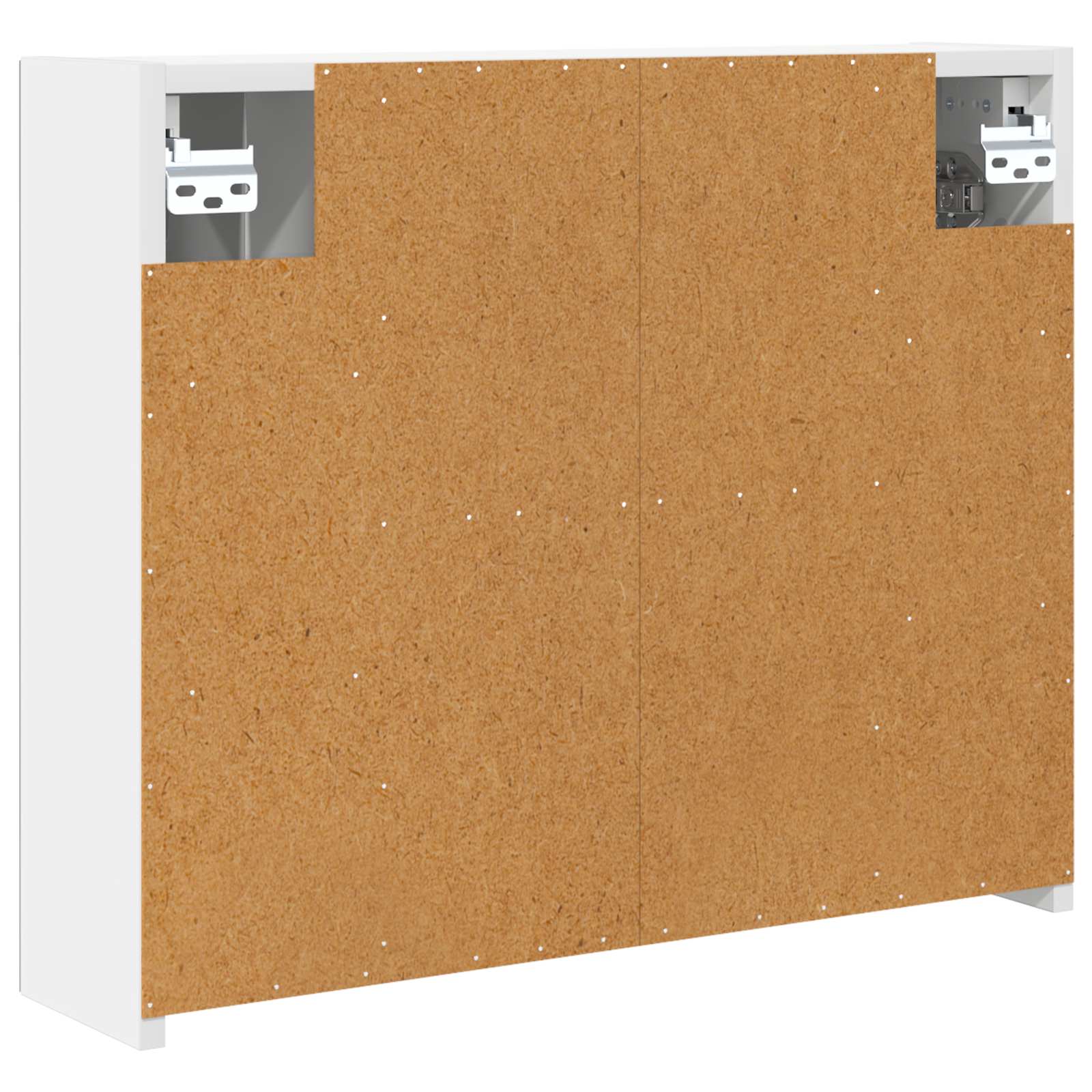 Badkamer spiegelkast voor Wit 60 x 14,5 x 50 cm Bewerkt hout