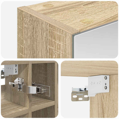 Badkamer spiegelkast Sonoma Eiken 60 x 14,5 x 50 cm