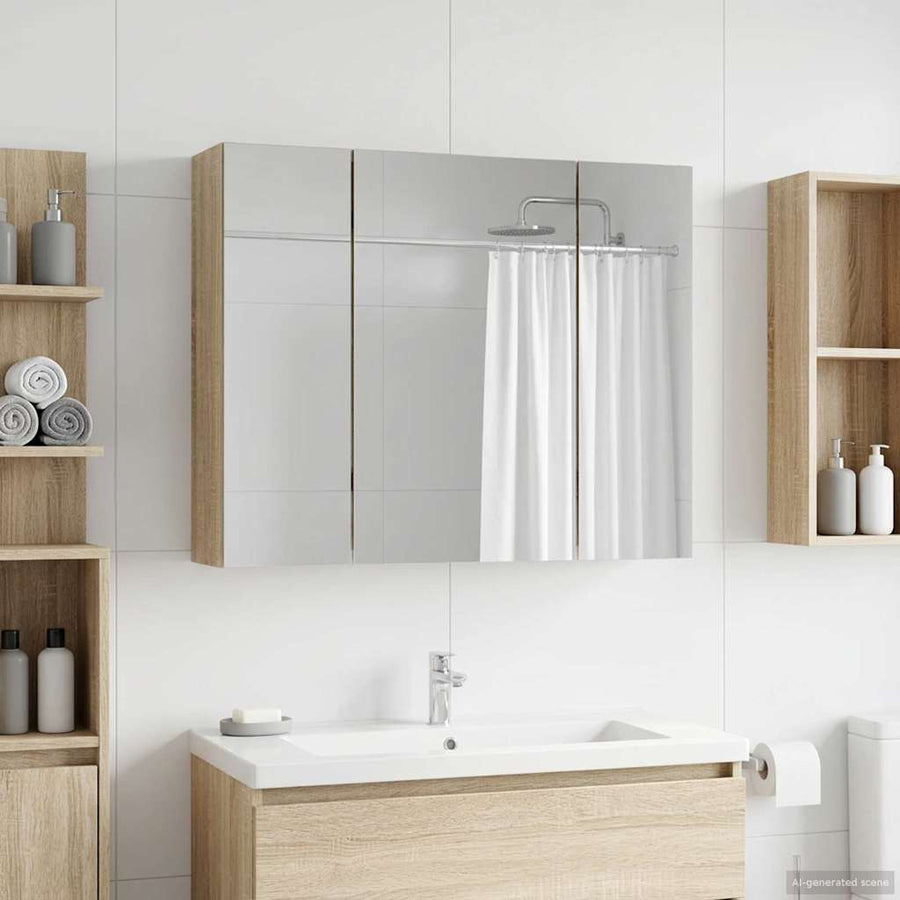 Badkamer spiegelkast Sonoma Eiken 60 x 14,5 x 50 cm