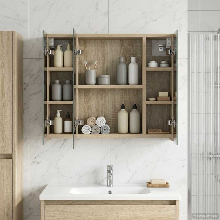Badkamer spiegelkast Sonoma Eiken 60 x 14,5 x 50 cm