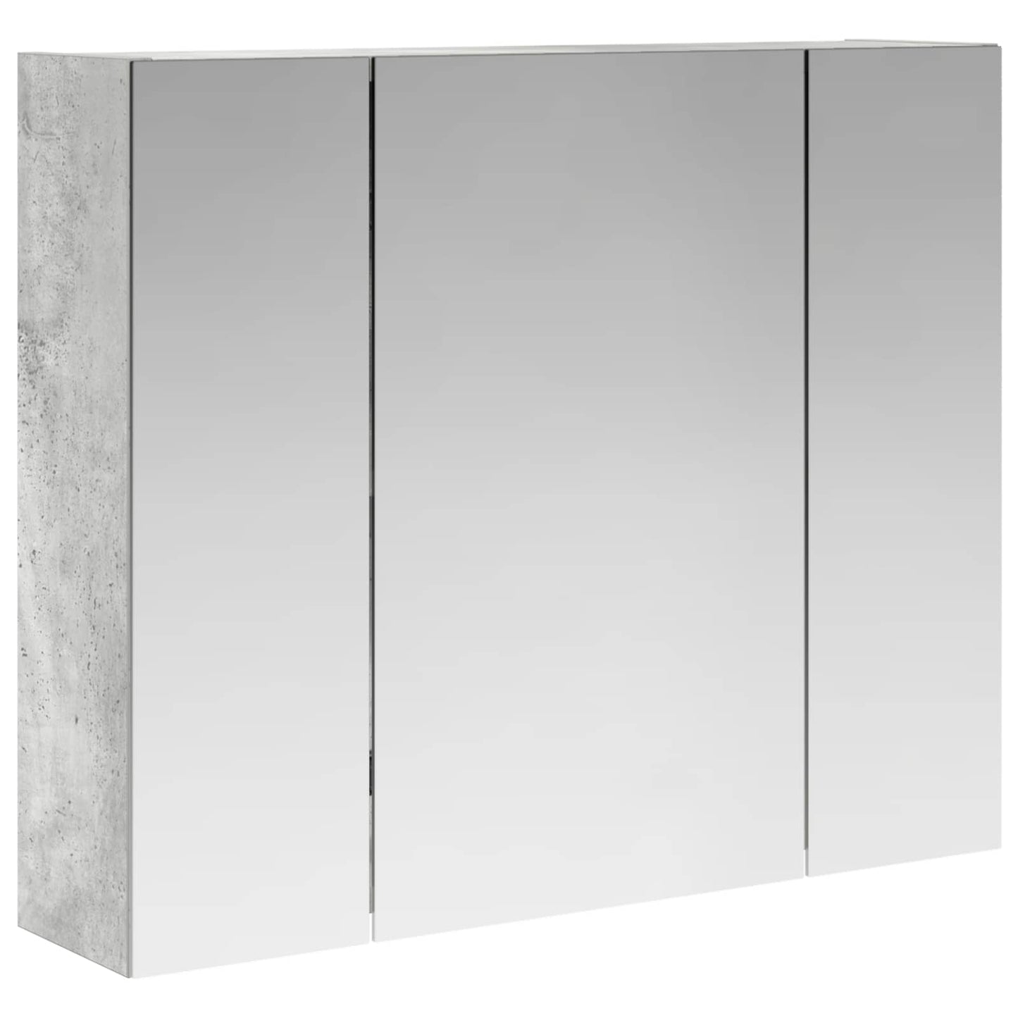 Badkamer spiegelkast Beton Grijs 60 x 14,5 x 50 cm Bewerkt hout