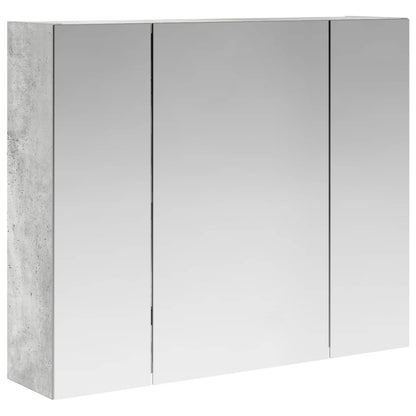 Badkamer spiegelkast Beton Grijs 60 x 14,5 x 50 cm Bewerkt hout