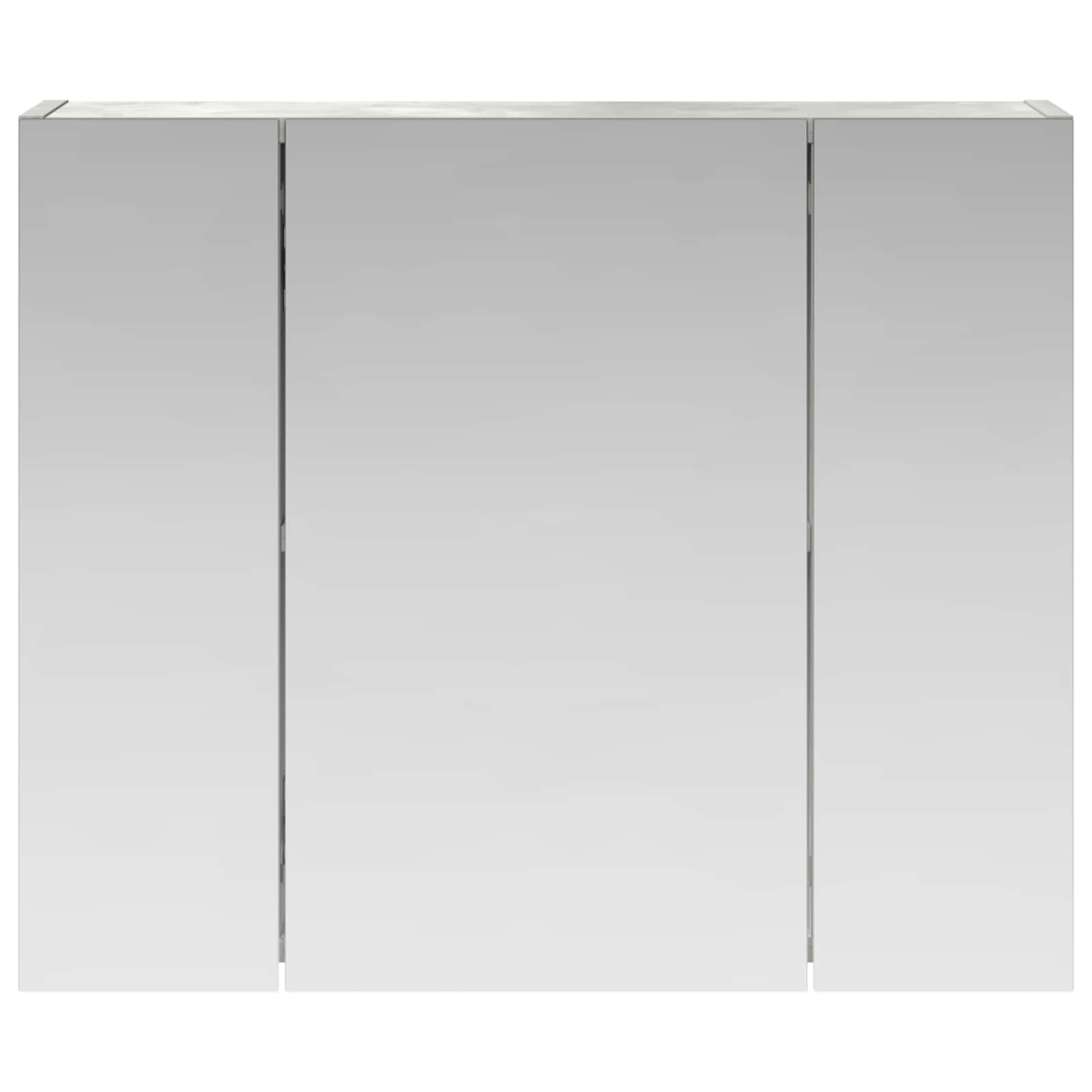 Badkamer spiegelkast Beton Grijs 60 x 14,5 x 50 cm Bewerkt hout