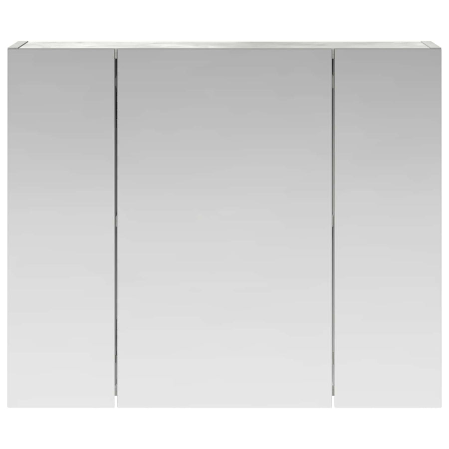 Badkamer spiegelkast Beton Grijs 60 x 14,5 x 50 cm Bewerkt hout