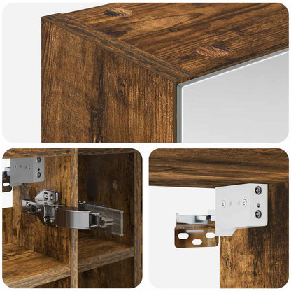 Badkamer spiegelkast Gerookt eiken 60 x 14,5 x 50 cm