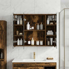 Bathroom mirror cabinet Smoked oak 60 x 14.5 x 50 cm