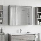 Bathroom Mirror Cabinet Grey Sonoma 60 x 14.5 x 50 cm