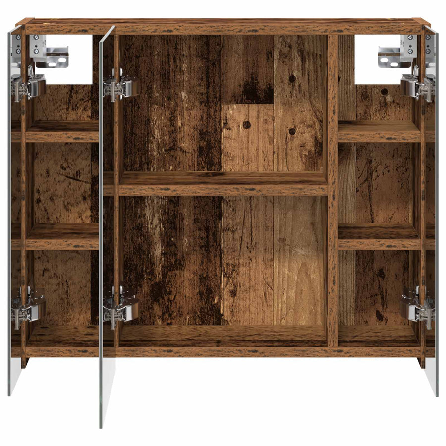 Badkamer spiegelkast Oudhout 60 x 14,5 x 50 cm Bewerkt hout